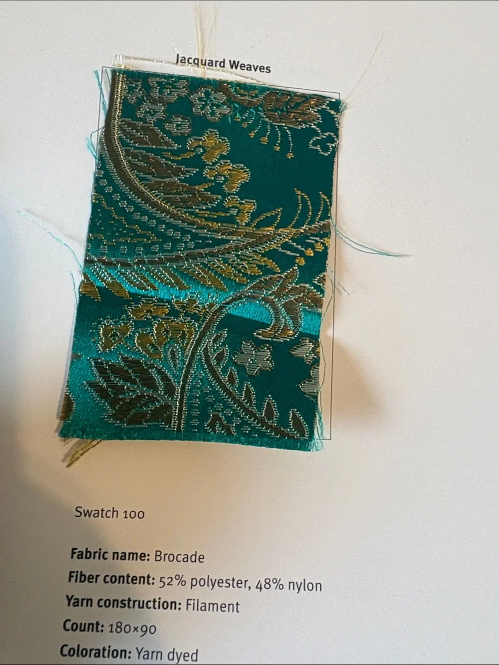 Decorate E. Young- Swatch Ref. Guide for Fashion Fabrics 4th Edition WO Studio